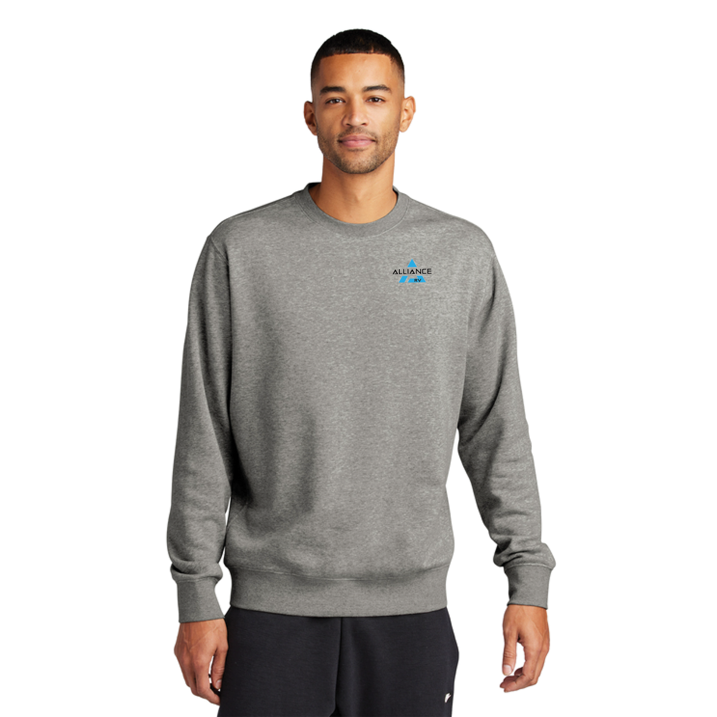 Nike Club Fleece Sleeve Swoosh Crew