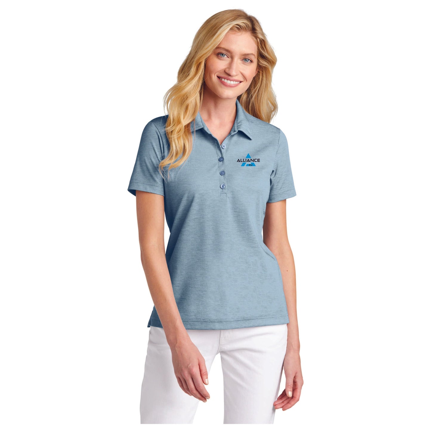 TravisMathew Ladies Oceanside Heather Polo SanMar - TM1WW002