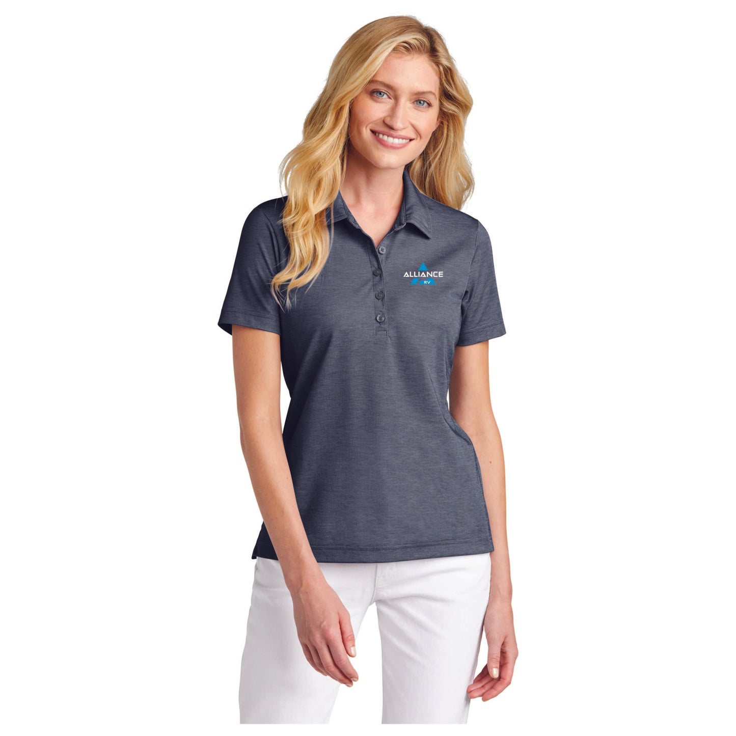 TravisMathew Ladies Oceanside Heather Polo SanMar - TM1WW002