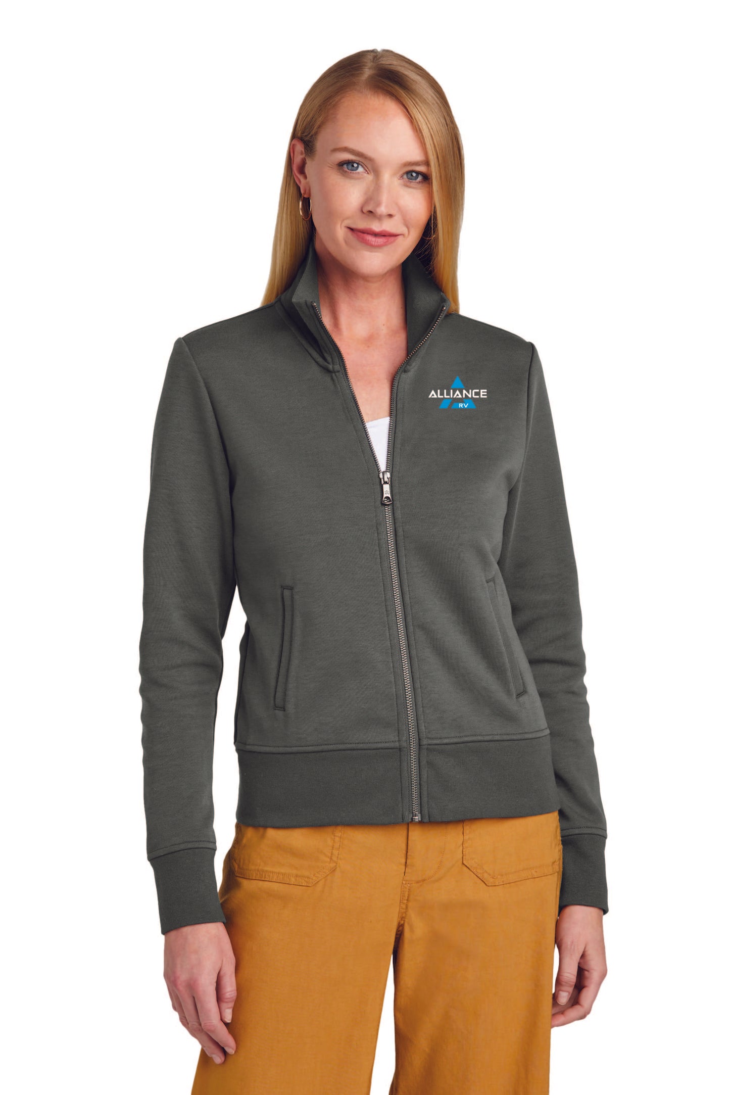Brooks Brothers® Women’s Double-Knit Full-Zip - BB18211